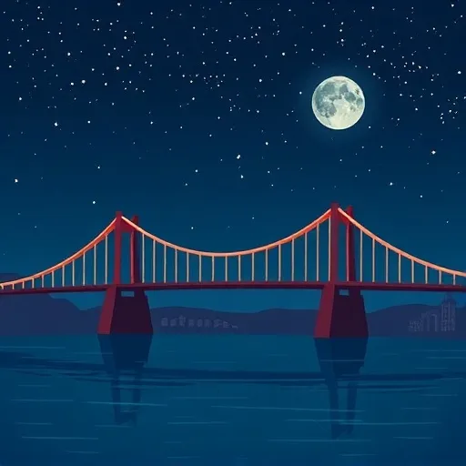 Why a Bridge at Night Captivates Us